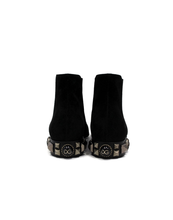 Dolce & Gabbana Stivaletti Camoscio Nero