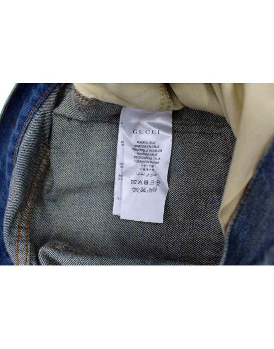Gucci Jeans Tela Denim Blu