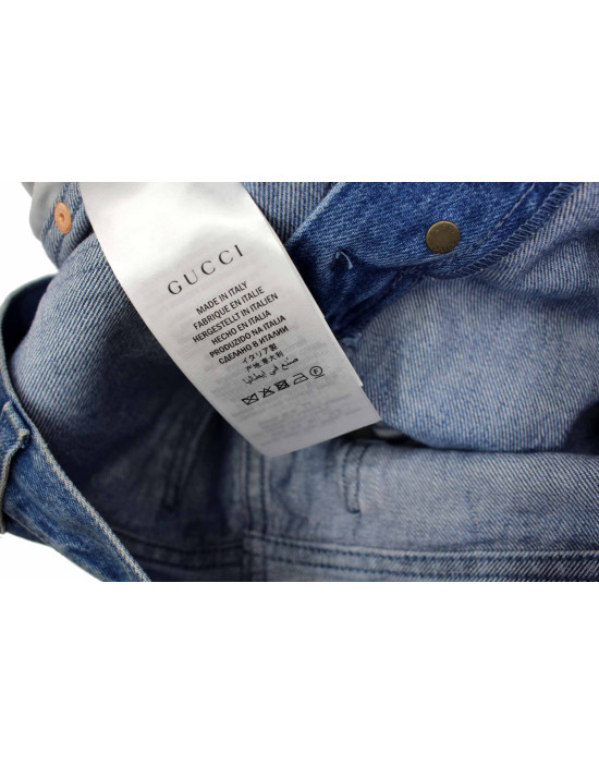 Gucci Jeans Tela Denim Blu
