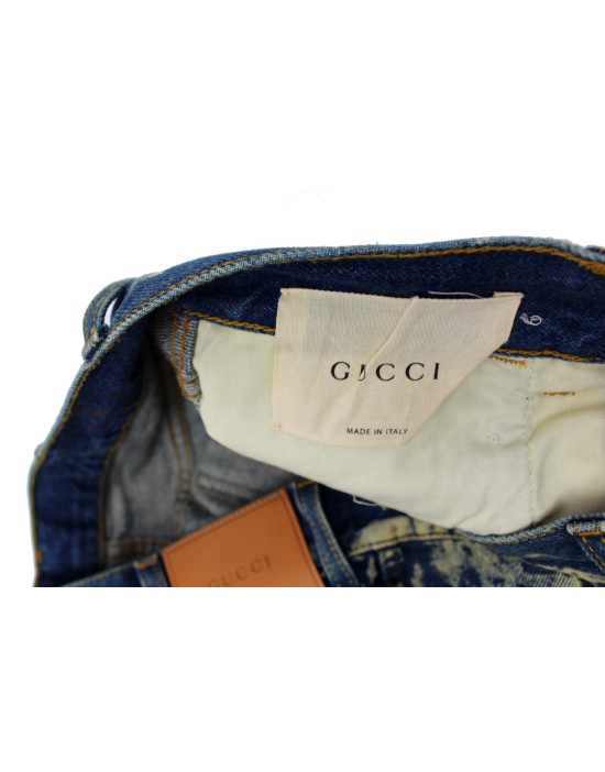 Gucci Jeans Tela Denim Blu