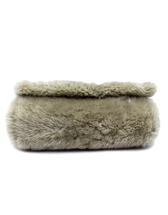 Saint Laurent Kate Medium Suede e Shearling Supple Reversible