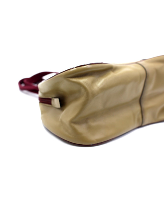 Prada Bowling Pelle Marrone