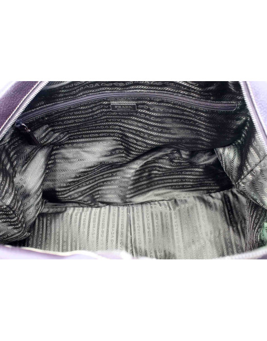 Prada Borsone Pelle Mosto