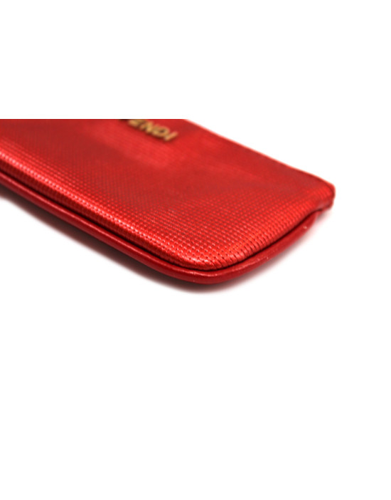 Fendi Portachiavi Pelle Rossa