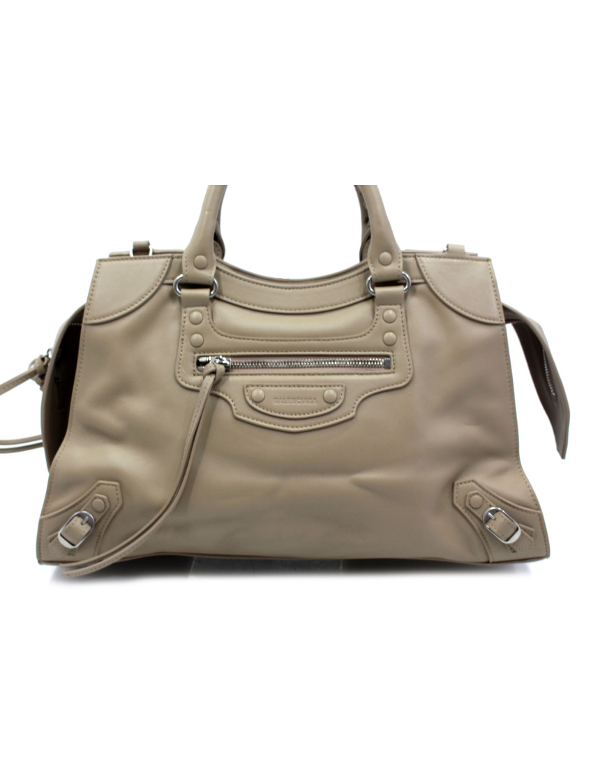 Balenciaga City Pelle Beige
