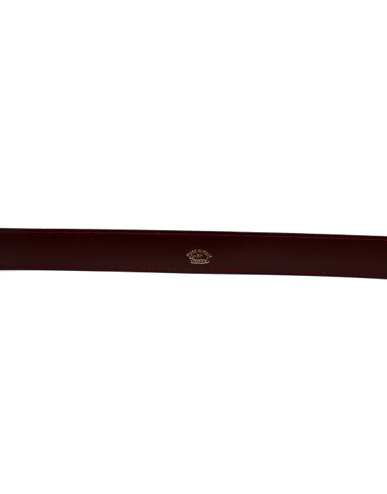 Gucci Cintura Pelle Bordeaux