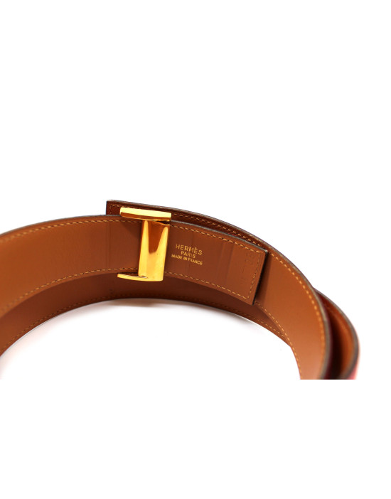 Hermes Cintura Pelle Rossa