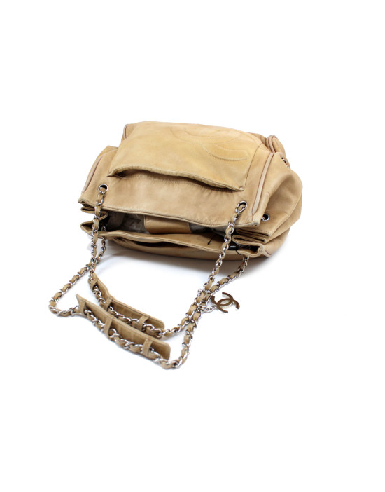 Chanel Shopping Pelle Beige