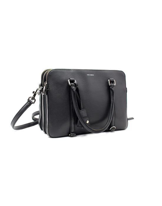 Dolce & Gabbana Borsa da Lavoro Pelle Antracite