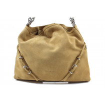 Givenchy Voyou Chain Bag Scamosciata Beige