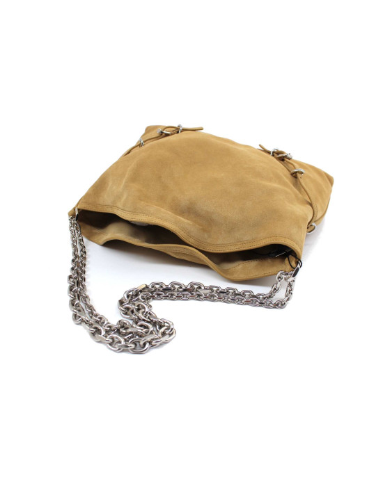 Givenchy Voyou Chain Bag Scamosciata Beige