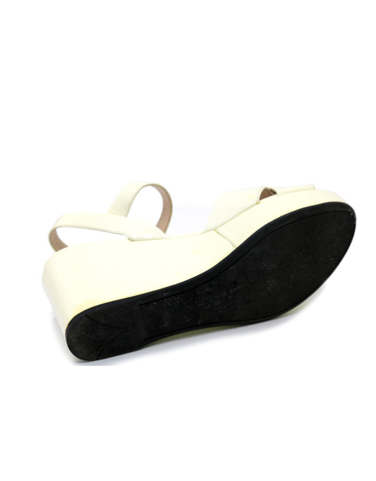 Prada Sandali Pelle Avorio