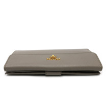 Prada Portafoglio Pelle Saffiano Argilla