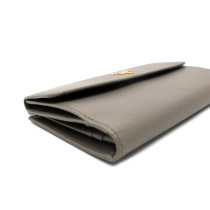 Prada Portafoglio Pelle Saffiano Argilla