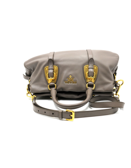 Prada Bauletto Pelle Tortora