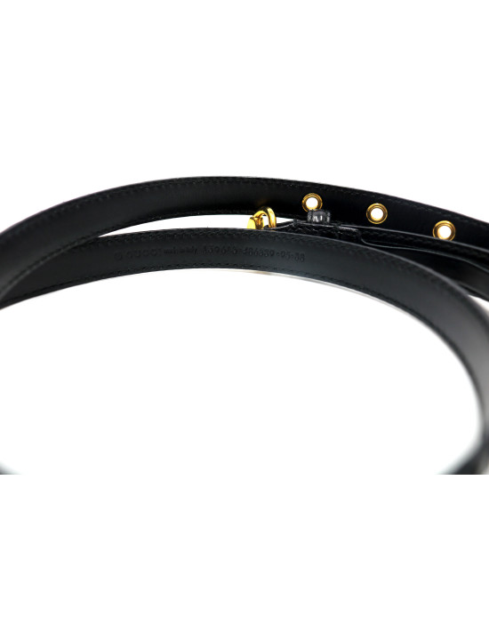 Gucci Cintura Pitone Nera