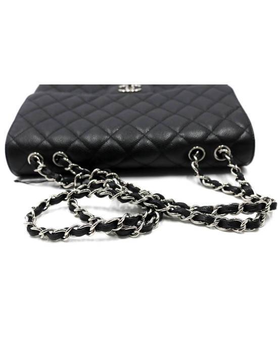Chanel 2.55 Jumbo Caviar Single Flap