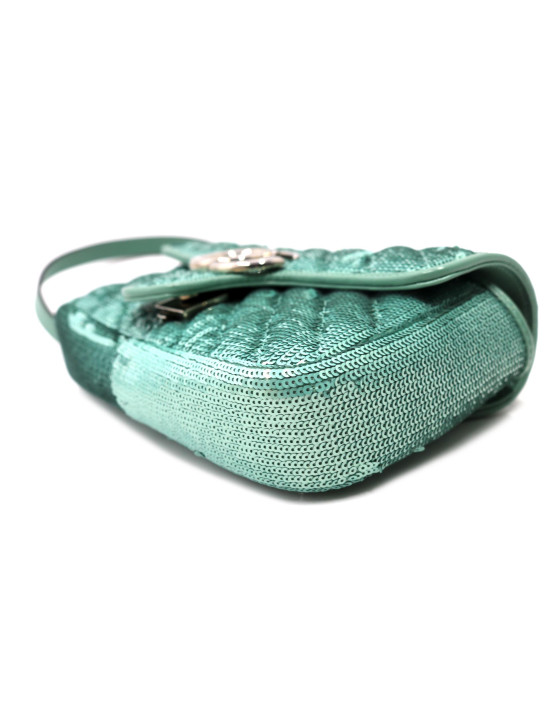 Gucci Marmont Paillettes Verde Acqua