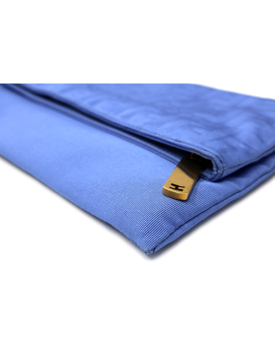 Fendi Clutch Tela Blu