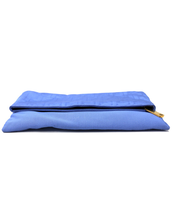 Fendi Clutch Tela Blu
