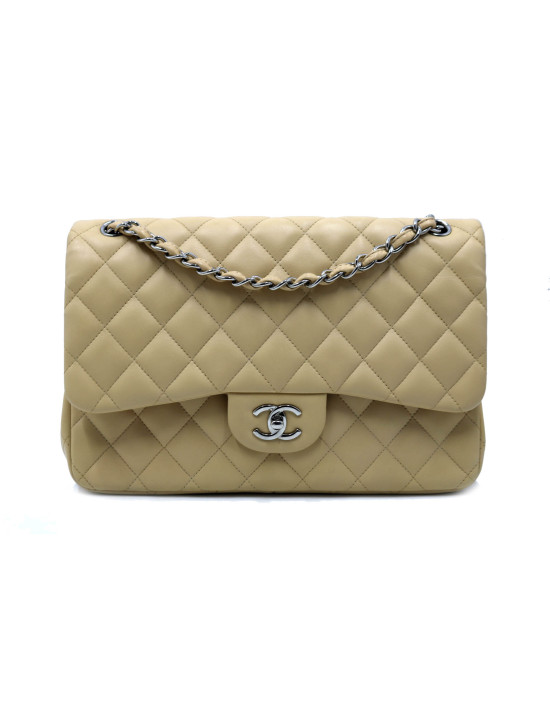 Chanel Timeless Jumbo Pelle Beige
