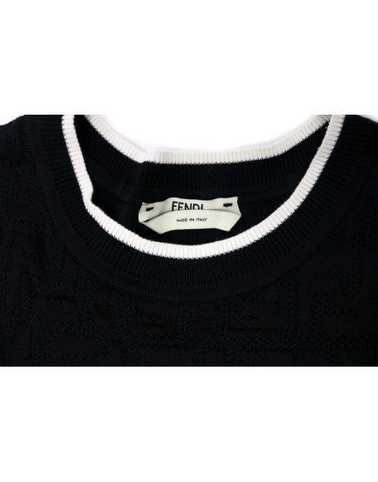 Fendi Abito Cotone Nero