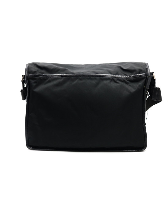 Prada Cartella da Lavoro Tela Vela Nera