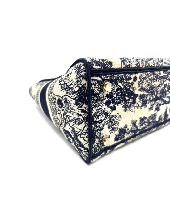 Dior Lady D D-Lite Toile Bleu et Beige