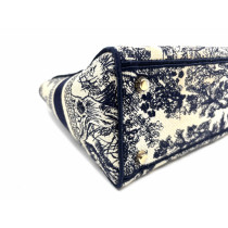 Dior Lady D D-Lite Toile Bleu et Beige