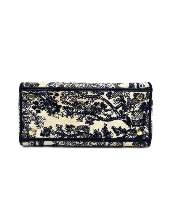 Dior Lady D D-Lite Toile Bleu et Beige