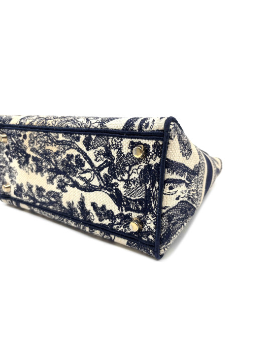 Dior Lady D D-Lite Canvas Blau und Beige