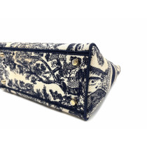 Dior Lady D D-Lite Toile Bleu et Beige