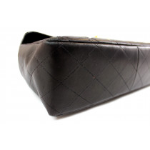 Chanel Maxi Logo Vintage Pelle Nera