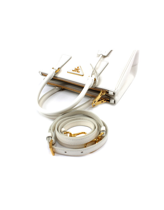 Prada Galleria Pelle Saffiano Bianca