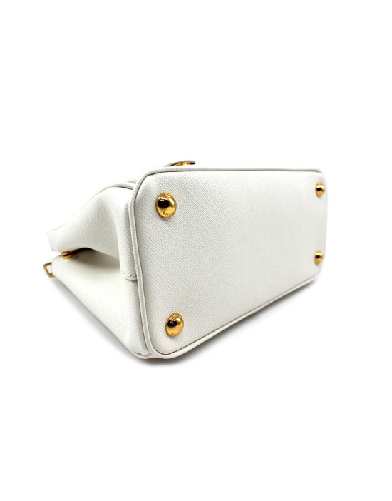 Prada Galleria Pelle Saffiano Bianca