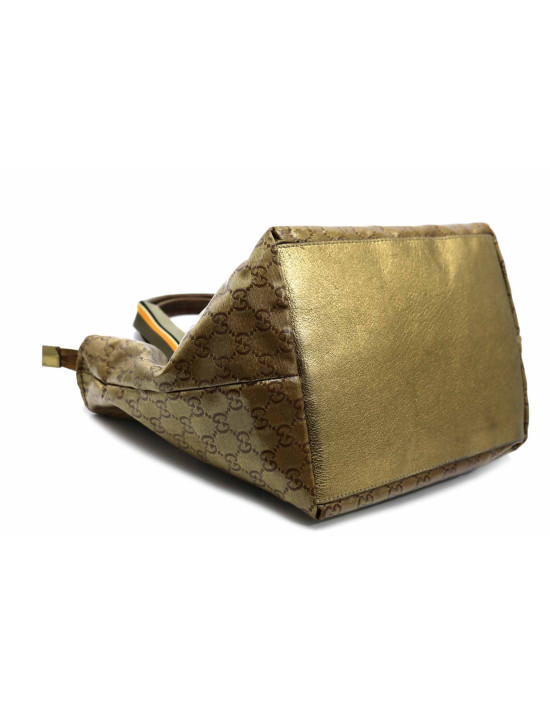 Gucci Shopping Vintage Crystal Dorato