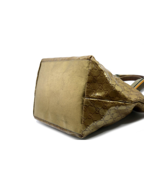 Gucci Shopping Vintage Crystal Dorato