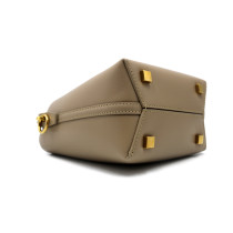 Saint Laurent Beuteltasche Le 37 Mini Beige Leder