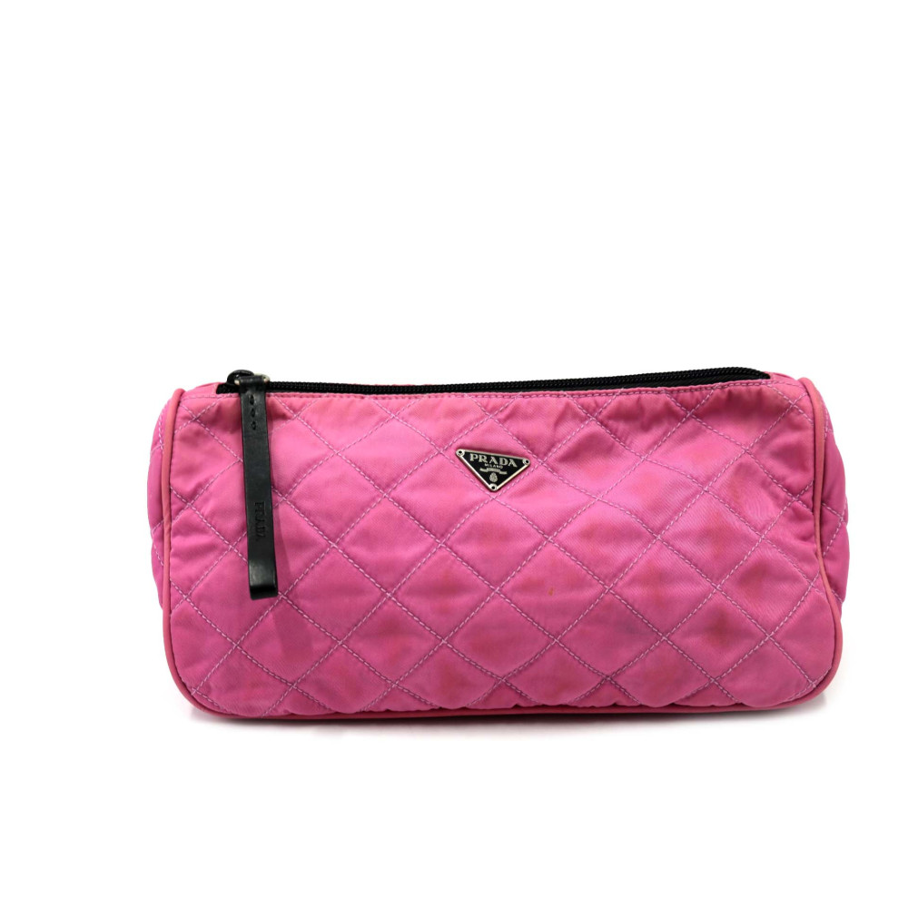 Prada Pochette Tessuto Fucsia