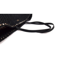 Valentino Rockstud Tote Raphia Noire