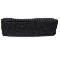 Valentino Rockstud Black Raffia Tote