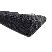 Valentino Rockstud Tote Raphia Noire