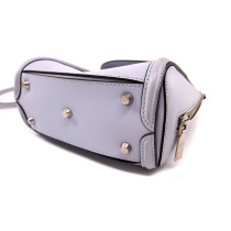 Alexander McQueen Heroine Mini Pelle Grigia