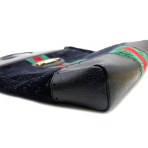 Gucci Shopping Velluto Blu