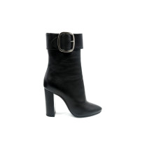 Saint Laurent Stivali Pelle Nera