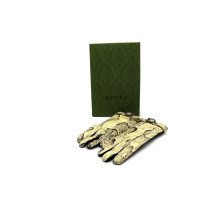 Gucci Guanti Dionysus Pelle di Cervo e Pitone