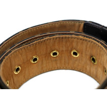 Fendi Cintura 95 Zucca Marrone e Cuoio