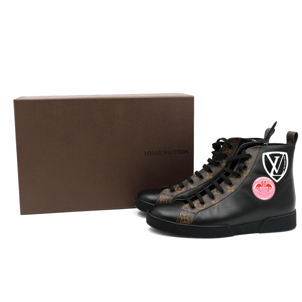 Louis Vuitton Sneakers Pelle Nera
