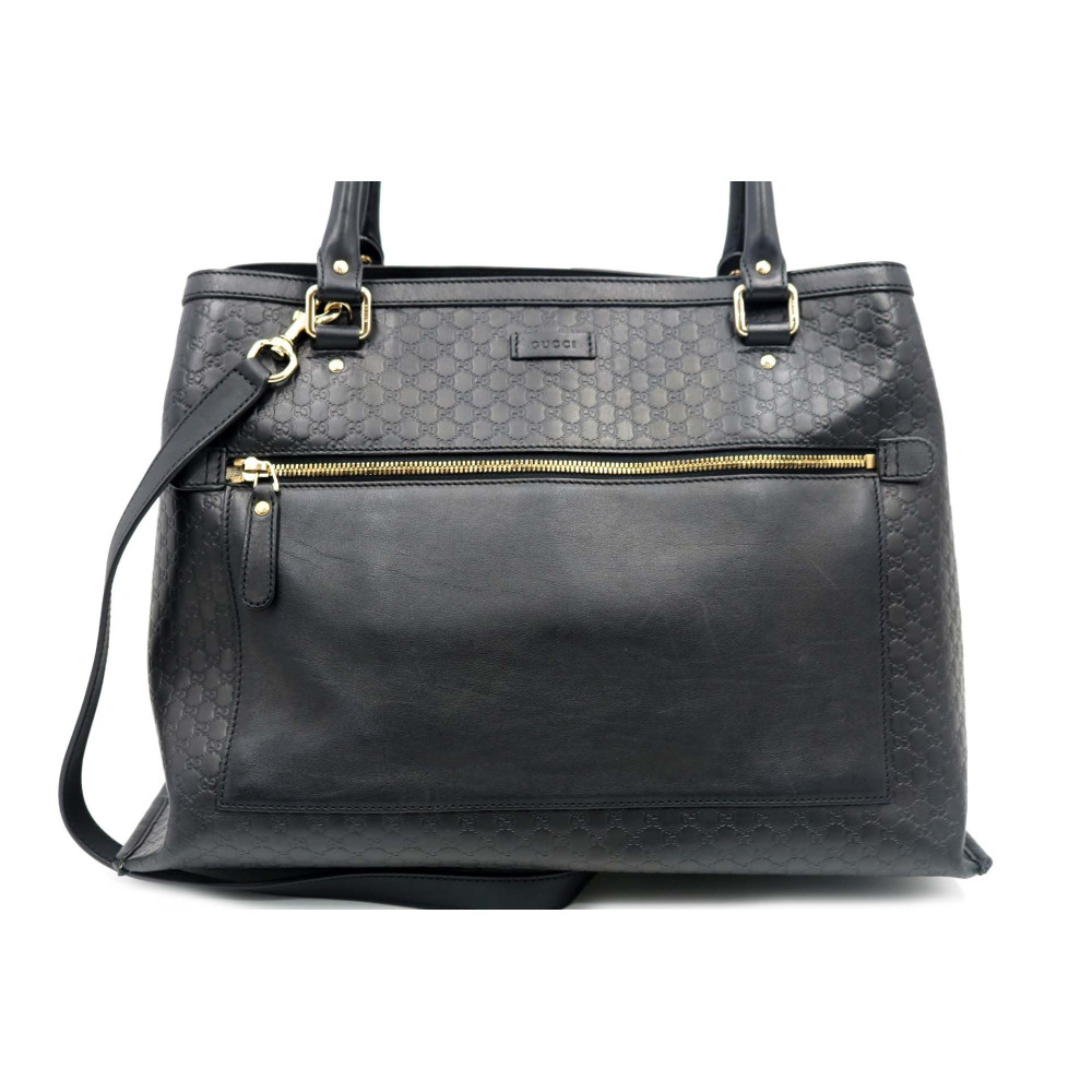 Gucci Shopping Pelle Guccissima Nera