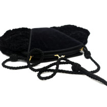 Fendi Shopping Velluto Nero